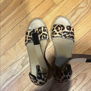 Franco Sarto Leopard Print Espadrilles